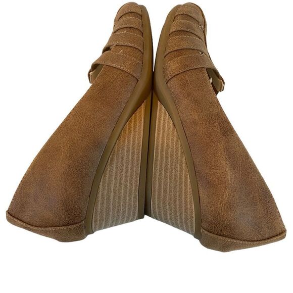 Dr Scholl’s Sustainable Comfort Faux Suede Wedge Heeled Slip-Ons in Ladies Sz 6M - Picture 6 of 7